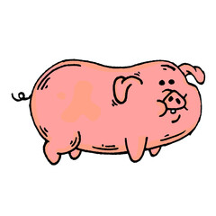 Cartoon Pig Clipart