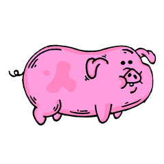 Cartoon Pig Clipart