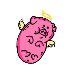 Cartoon Pig Clipart