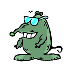 Fototapeta premium Cartoon Rat Clipart