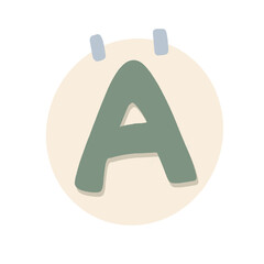 Obraz premium A alphabet 