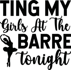 Ting my girls at the barre tonight