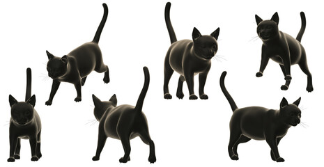 Naklejka premium cat illustration