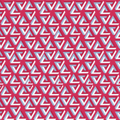 Vector seamless texture with geometric ornament of endless shapes