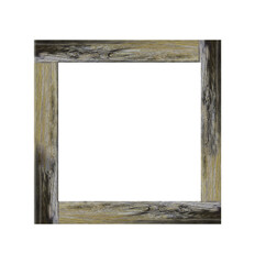 old wooden frame