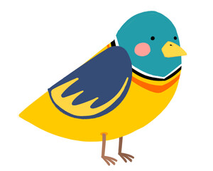 Big and small animals, bright colors, pastel colors