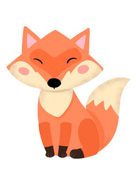 Obraz premium Big and small animals, bright colors, pastel colors