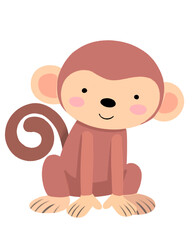 Big and small animals, bright colors, pastel colors