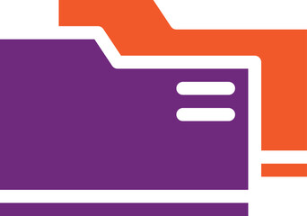 Folder Vector Icon Design Illustration