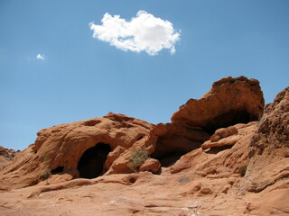 Fototapeta premium Clouds in the Desert