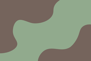 natural green and brown colours background with waves and blank space for text