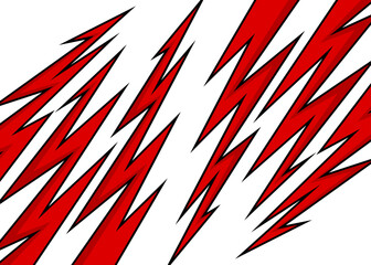 Fototapeta premium Simple background with reflective lightning pattern