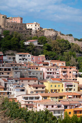 Fototapeta na wymiar Castelsardo, Sardinia, Italy beautiful town on top of a hill.