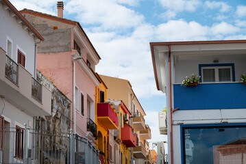 Fototapeta premium Castelsardo, Sardinia, Italy beautiful town on top of a hill.