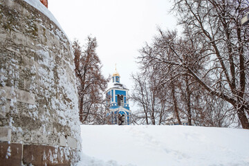 The Tsaritsyno Museum in the city. The business card of Moscow. A beautiful palace on the estate. Travel and tourism in Russia