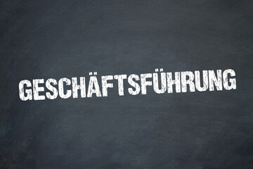 Obraz premium Geschäftsführung 