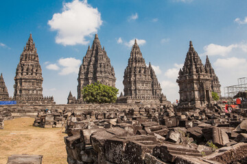 Fototapeta premium Candi Prambanan temple, Java, Indonesia