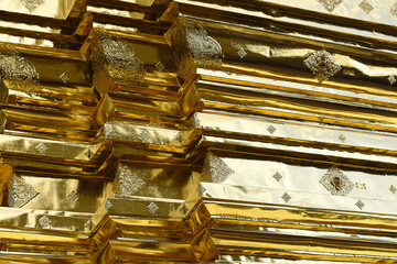 golden buddha in temple