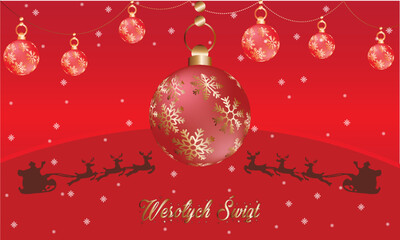 Merry Christmas in Polish, Wesołych Świąt. Vector handwritten lettering cards set.