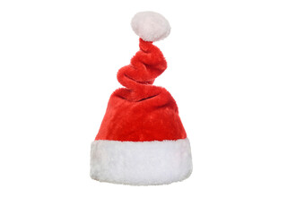 Santa Claus Red Hat isolated on a white background