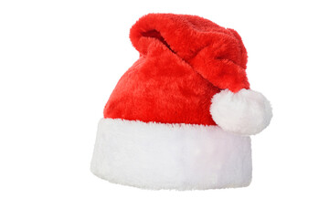 Santa Claus Red Hat isolated on a white background