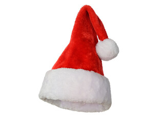 Santa Claus Red Hat isolated on a white background