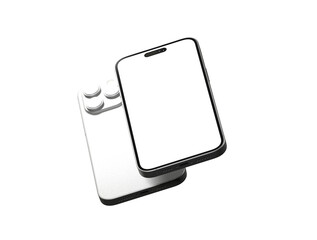 realistic smartphone template mockup for user experience presentation