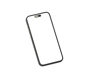 Modern frameless smartphone Mock up