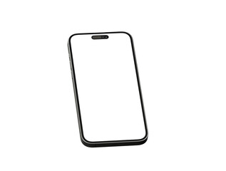 smartphone  With Blank Screen in 3d
