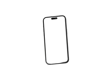 realistic smartphone template mockup for user experience presentation. Stylish concept design for websites, applications and landing pages.