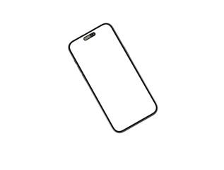 Modern frameless smartphone Mock up