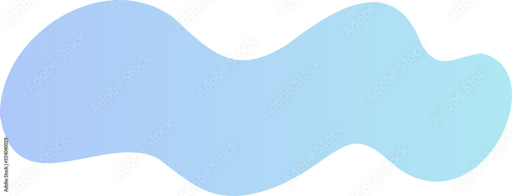 Aufkleber abstract fluid shape. gradient liquid element. amoeba splash design.