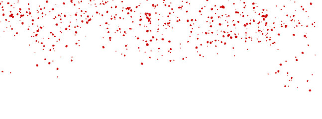 Red dots like blood on white background. Random Abstract pattern of upper part dot. illustration abstract design. wallpaper texture for print for text, sale and more..