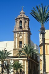 Fototapeta na wymiar Iglesia de Santiago Apostol, Cadiz, Andalucia