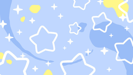 魔法少女の変身シーンをイメージした背景素材_16:9