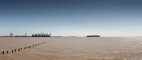 Seascape image of Felixstowe Port Container Services