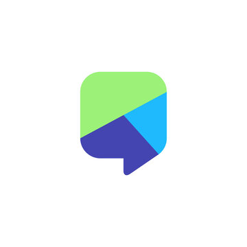 chat logo design vector sign