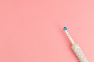 Teeth counter on a pink background