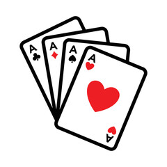 poker chip icon vector design template simple and modern