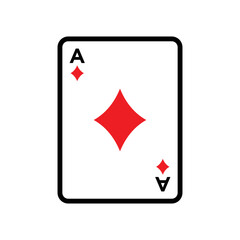 Obraz premium poker chip icon vector design template simple and modern