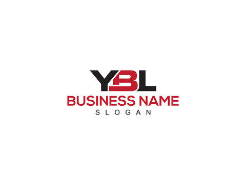 Three Letter YBL Logo, Stylish ybl Creative Logo Template