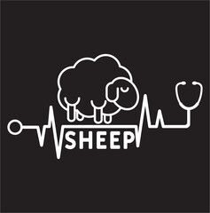  Sheep Heartbeats Shirt