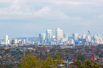 Fototapeta premium London skyline from Parliament Hill