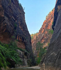 The Narrows at Zion National Park.