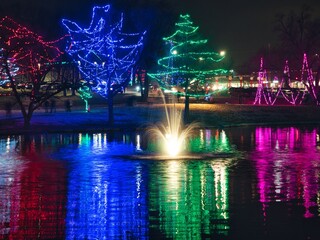 Waterfront Christmas Lights at Sar Ko Park