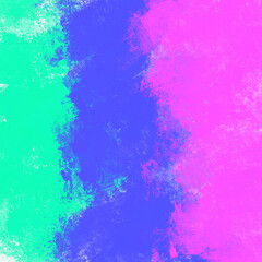 Three color green blue and pink paint background, colorful decoration beautiful luxury fashion style.