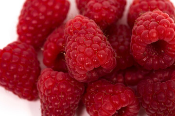 ripe red raspberry