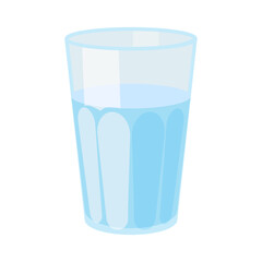 Vector image of drinking water. Pure spring water. Healthy drink. The concept of a healthy lifestyle and sports