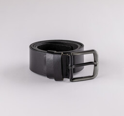 colorful leather belt standing in isolated environment