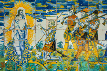 Talavera pottery is a traditional art form from Mexico and Spain. These are clay pieces painted with brightly colored enamels and geometric or floral designs.